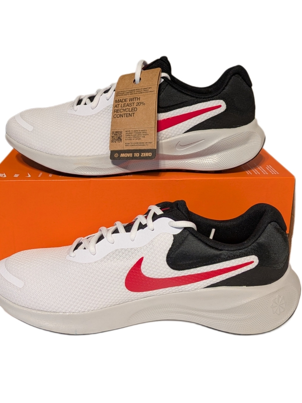 Nike Revolution 7 Mens 11 Running ShoNike Men’s White Black Red Running Sneakers